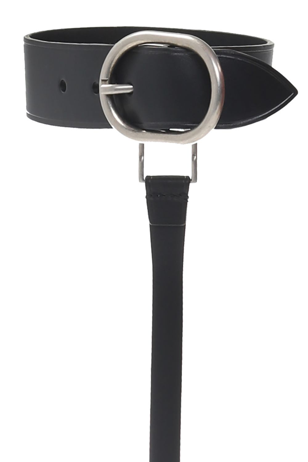 gucci leather belt with pearl double g item